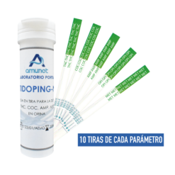 Tiras antidoping detección de 5 parámetros